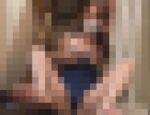 ?リ系美女のスク水潮吹きオナ配信